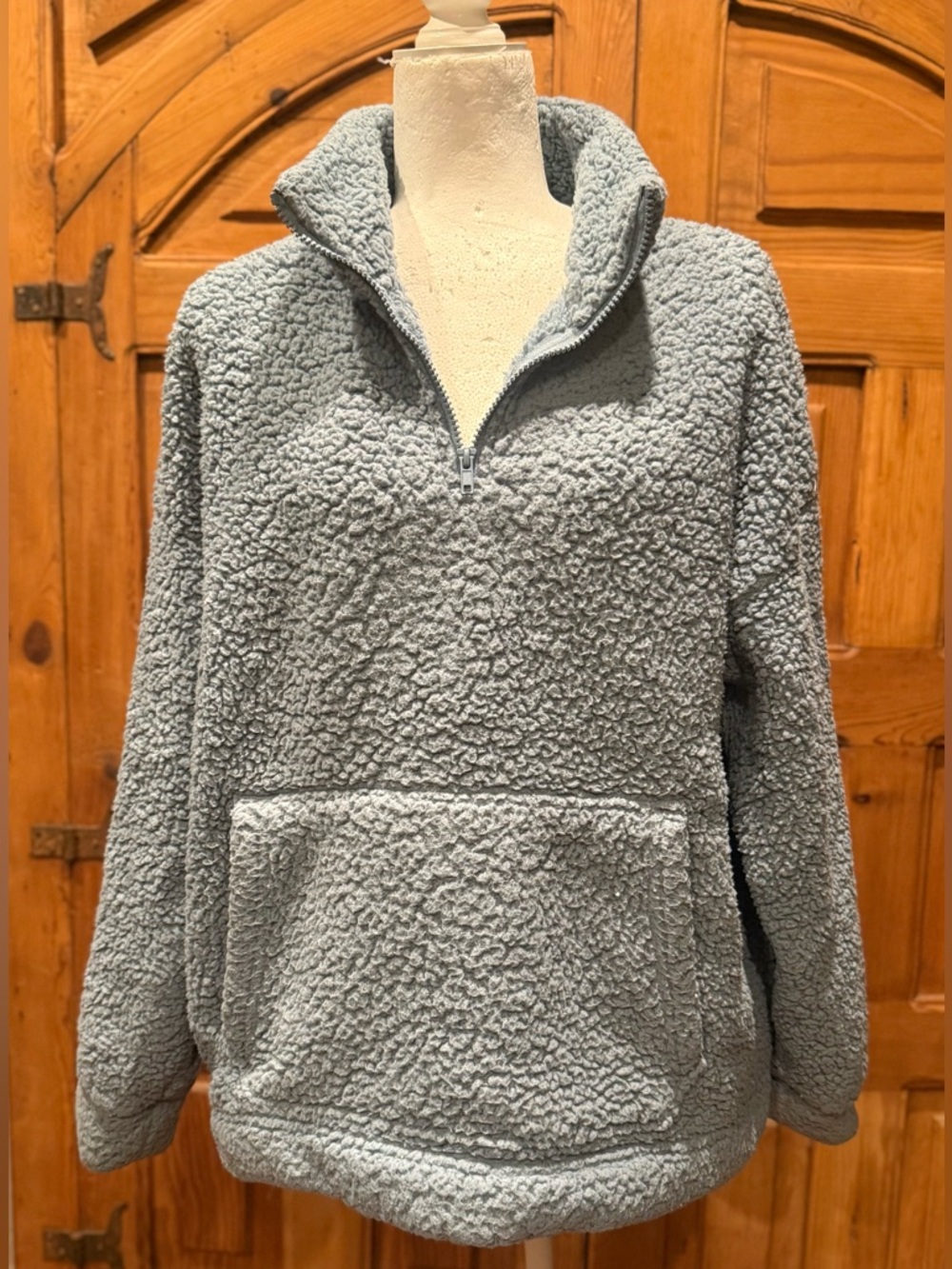 American Eagle Outfitters Blue Sherpa Fleece